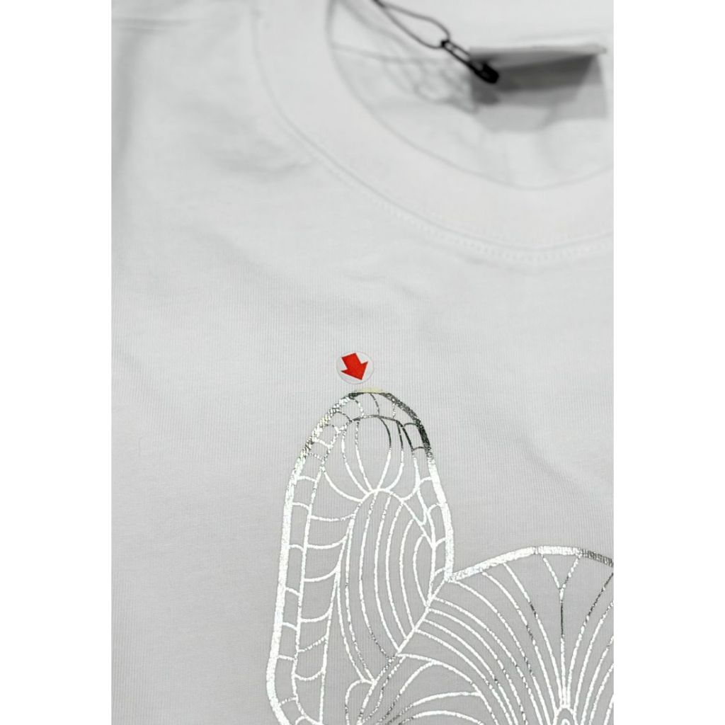 [DEFECT 445] Silver Big Radog T-Shirt White SIZE XS