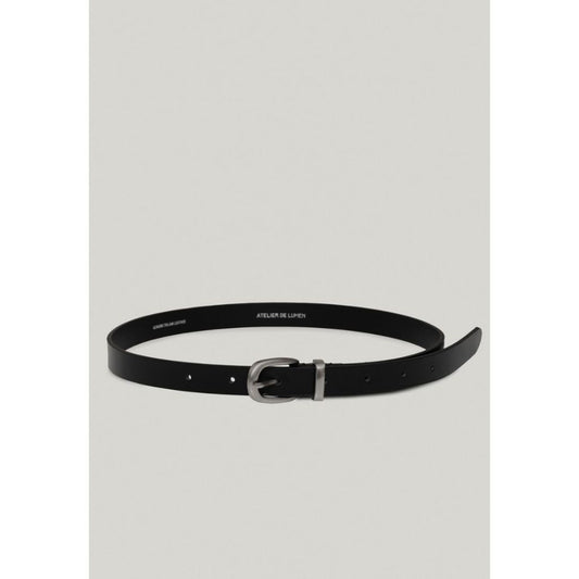 [DEFECT 443] SOBRE LEATHER BELT SOFT BLACK 25 MM