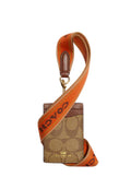 Id Lanyard In Signature Canvas Canyon Multi