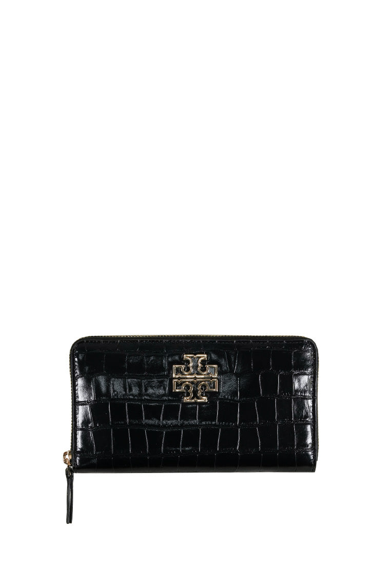 Britten Embossed Zip Continental Black