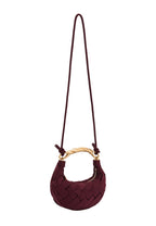 Orla Weave Handbag - Claret