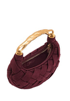 Orla Weave Handbag - Claret