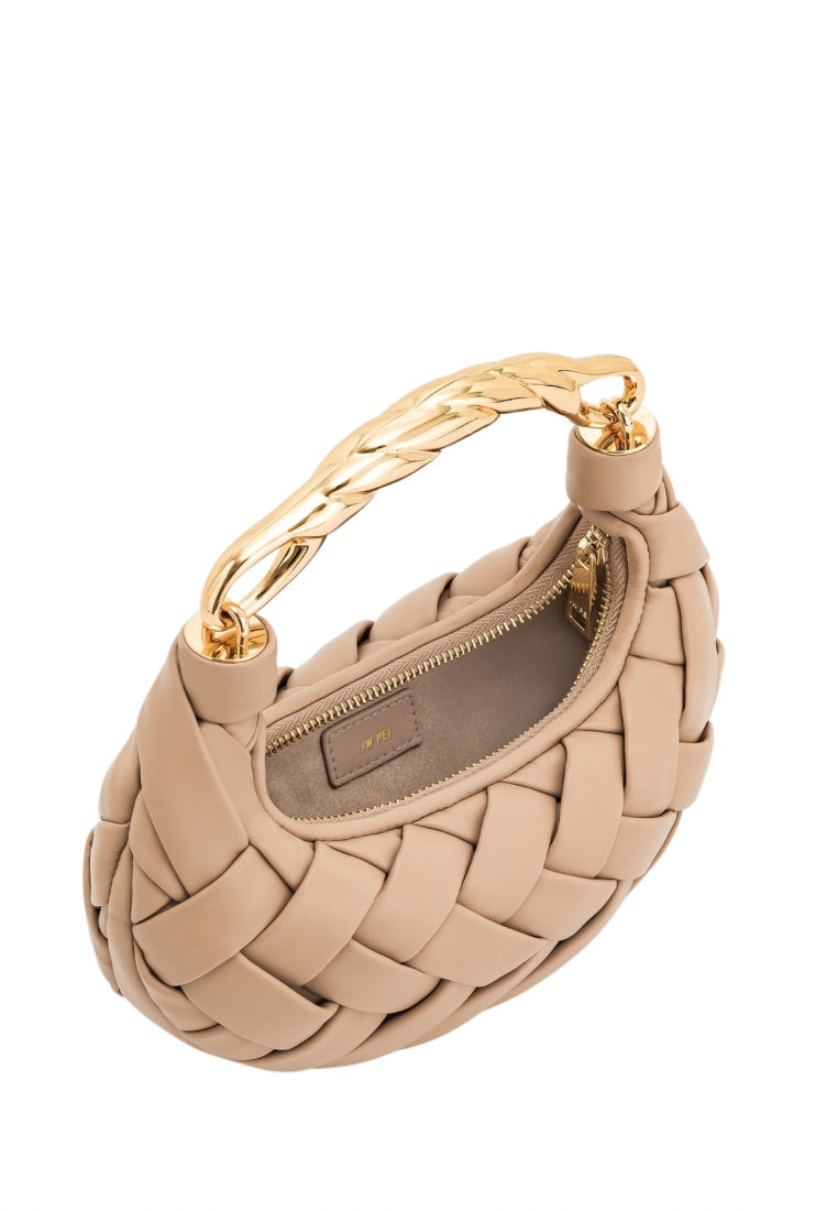 Orla Weave Handbag - Almond