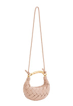 Orla Weave Handbag - Pink Beige
