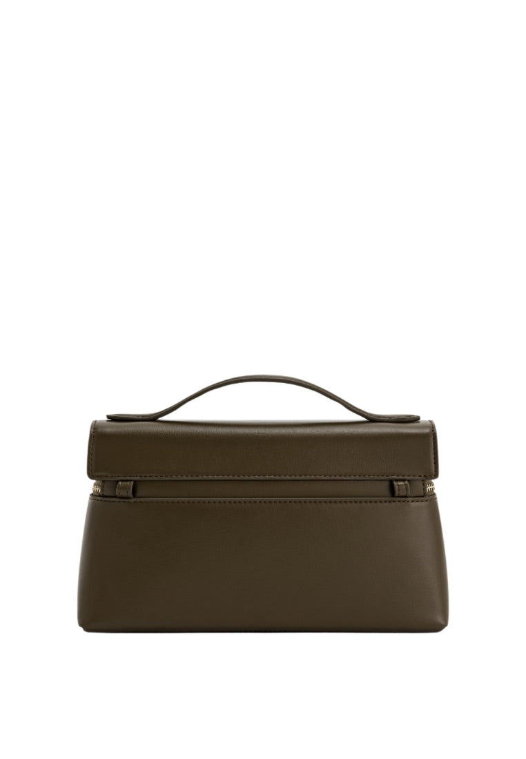 Thea Top Handle Bag - Dark Olive