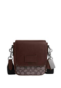 Lucas Crossbody In Signature Jacquard Oak Maple