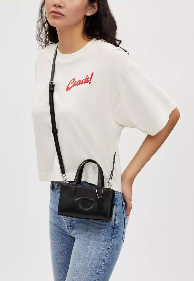 Nina Mini Tote Bag Black