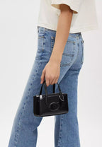 Nina Mini Tote Bag Black