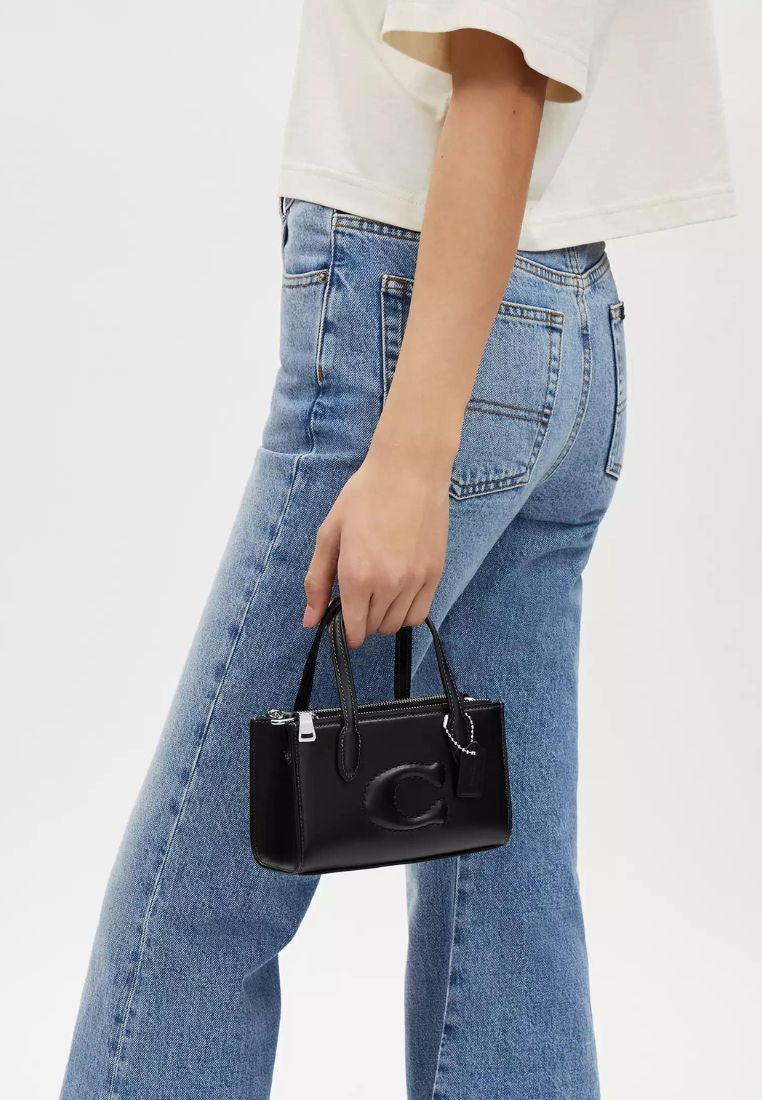 Nina Mini Tote Bag Black