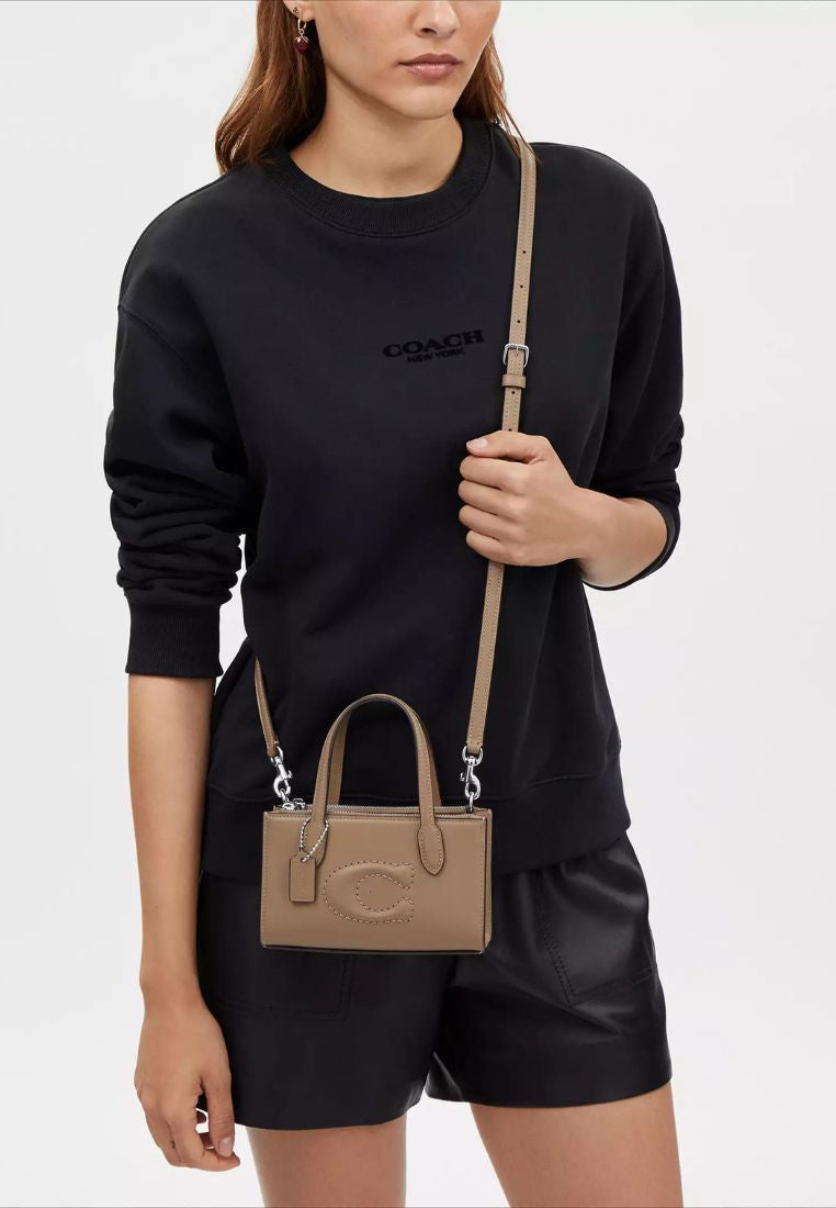 Nina Mini Tote Bag Taupe
