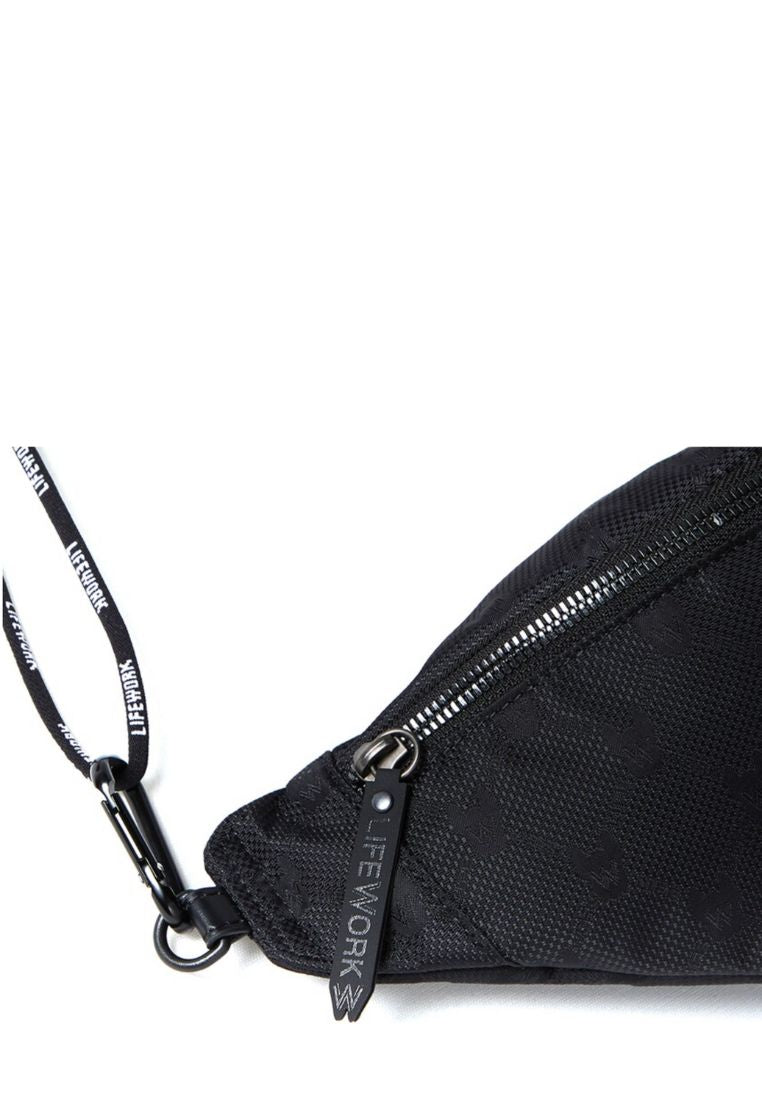 Jacquard Monogram 2WAY Crossbag Pattern Black