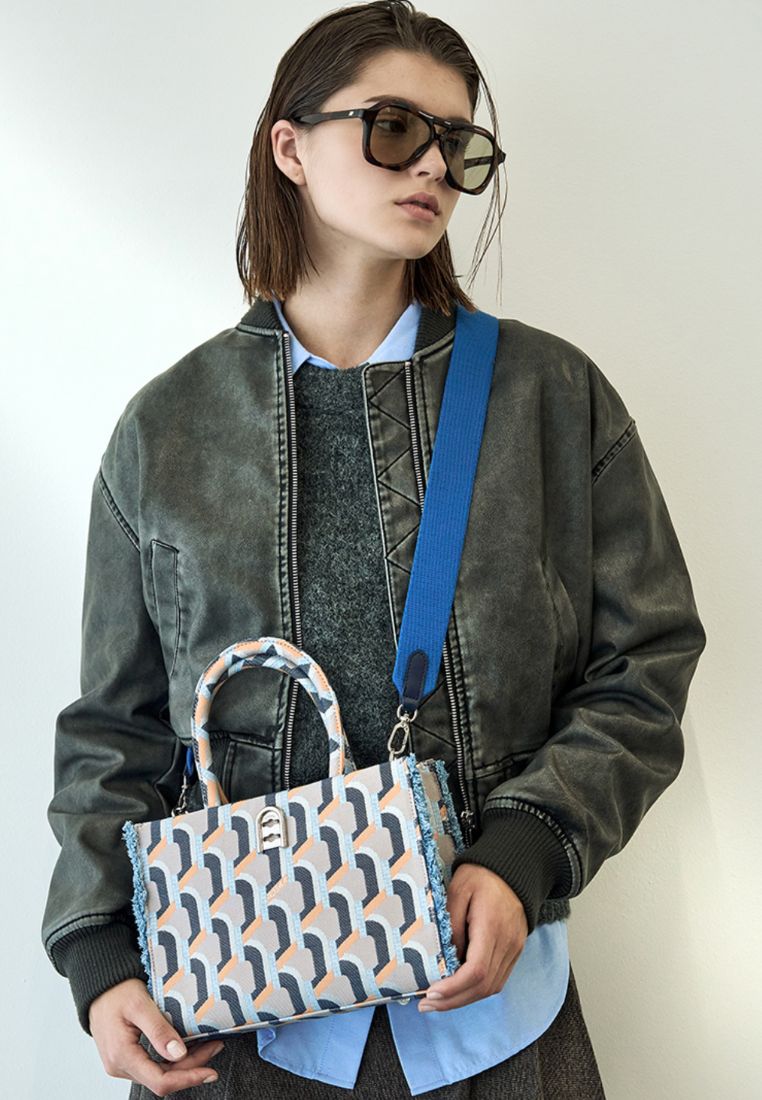Jeans Monogram Day Tote Jardin Navy SM