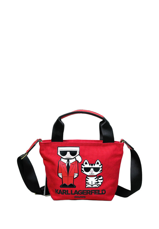 Kristen Canvas Crossbody Red