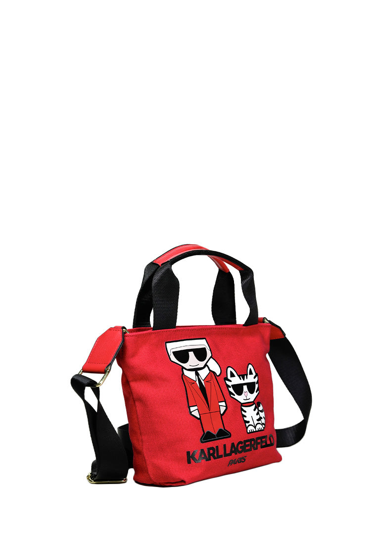 Kristen Canvas Crossbody Red