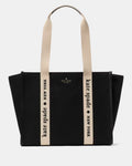 Kip Canvas Large Tote Bag Black