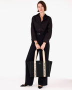 Kip Canvas Large Tote Bag Black