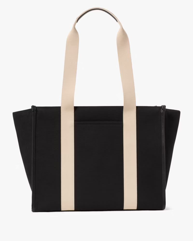 Kip Canvas Large Tote Bag Black
