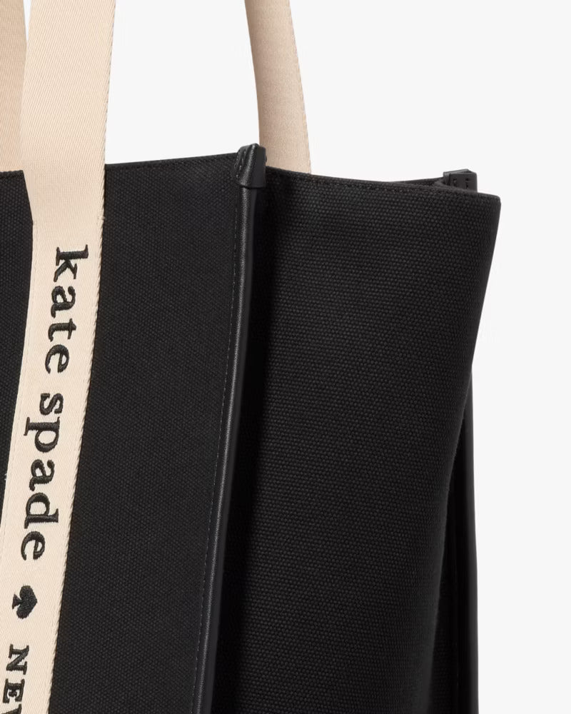 Kip Canvas Large Tote Bag Black
