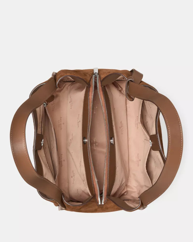 Knott Suede Large Carryall Warm Gingerbread