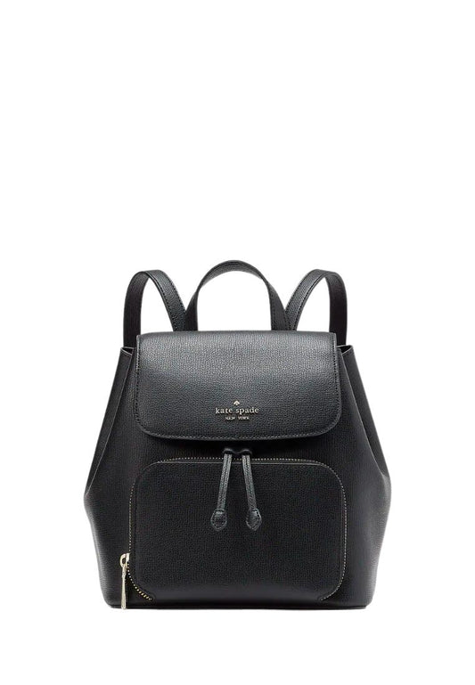 Kristi Medium Flap Backpack Black