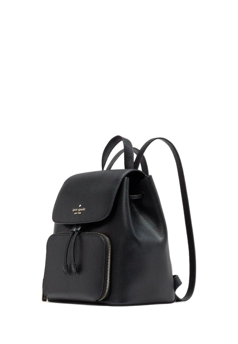 Kristi Medium Flap Backpack Black