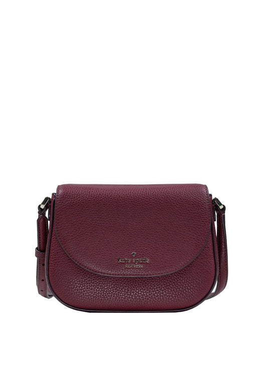 Leila Mini Flap Crossbody Deep Berry