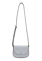 Leila Mini Flap Crossbody Quill Grey