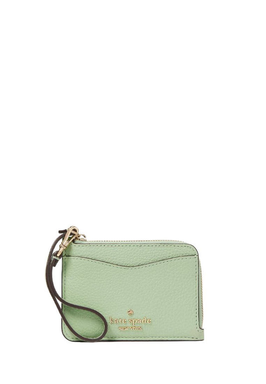 Leila Small Card Holder Wristlet Beach Glass