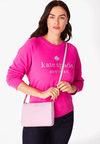 Leila Triple Gusset Crossbody Quartz Pink