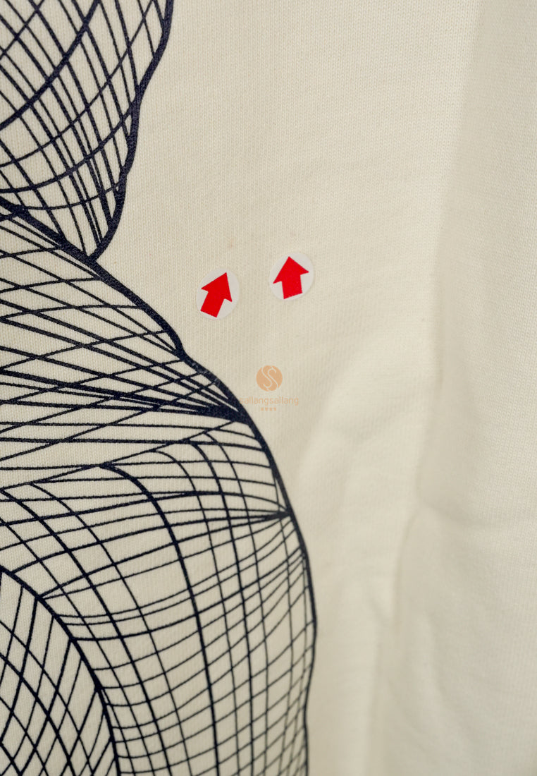 [DEFECT SALE 138] Big Radog Sweatshirt Ivory L