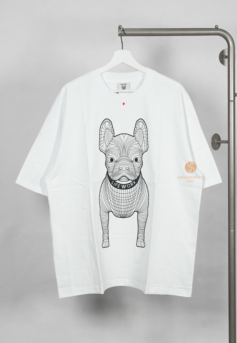 [DEFECT SALE 209] Big Radog T-Shirt White - XL