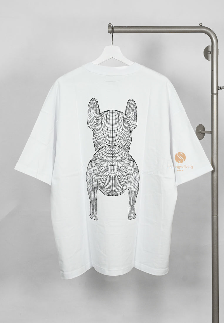 [DEFECT SALE 209] Big Radog T-Shirt White - XL