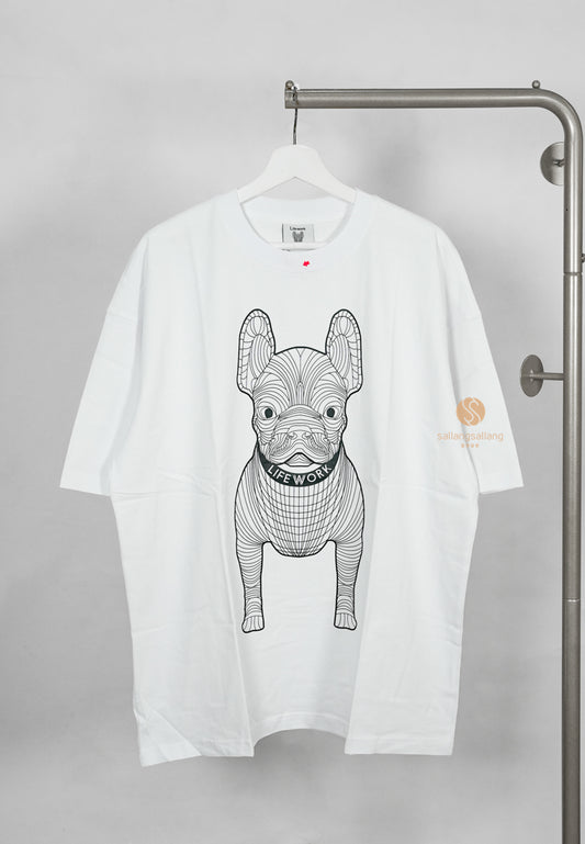 [DEFECT SALE 210] Big Radog T-Shirt White - XL
