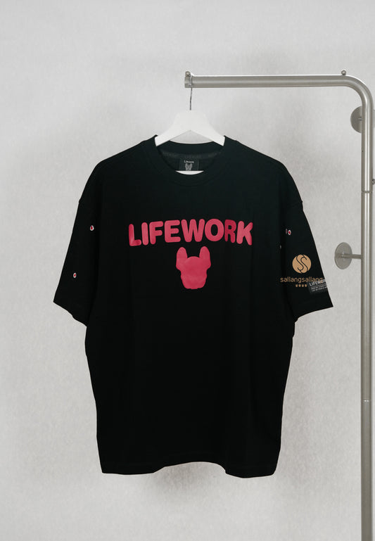 [DEFECT SALE 204] Fire Radog T-Shirt Black Size S