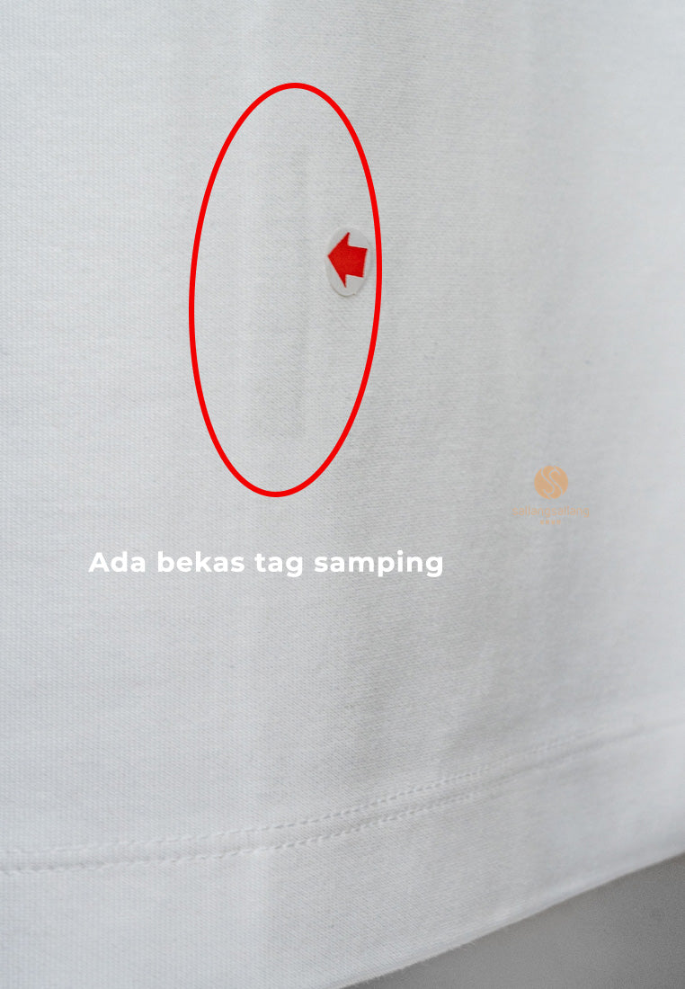 [DEFECT SALE 236] Radog Leather Wappen T-Shirt Off White Size L