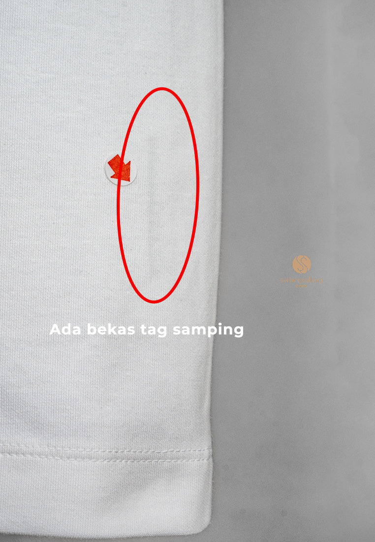 [DEFECT SALE 236] Radog Leather Wappen T-Shirt Off White Size L