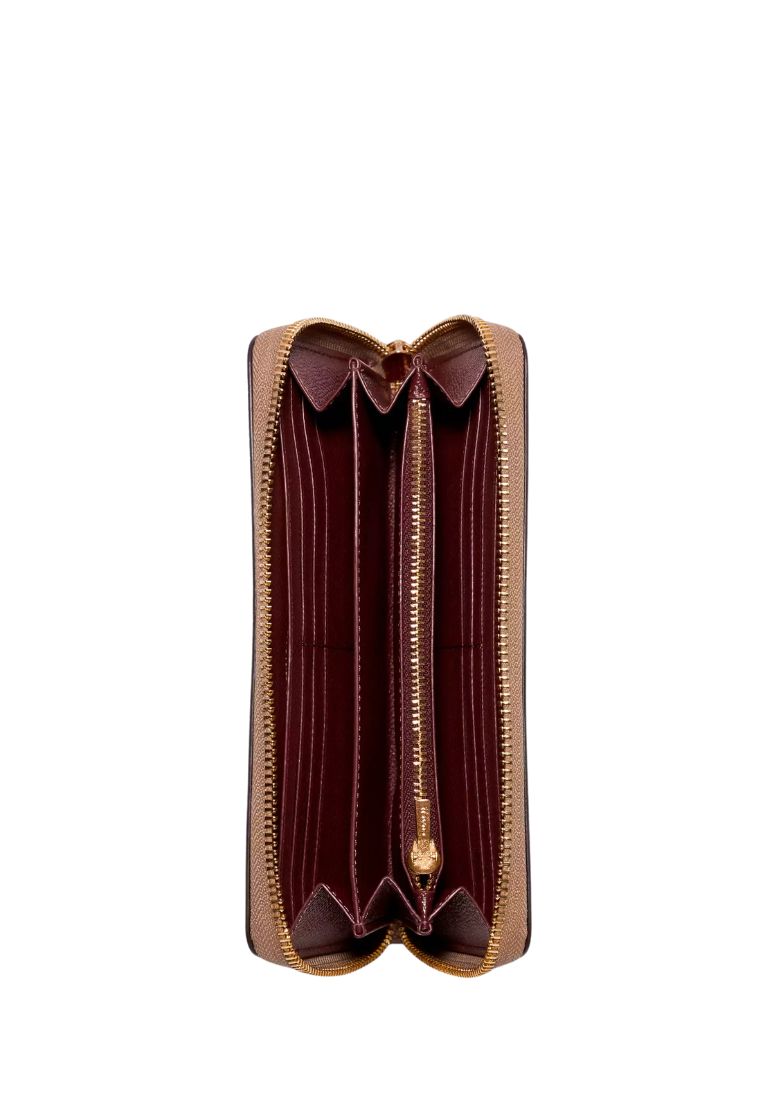 Long Zip Around Wallet Gold Taupe