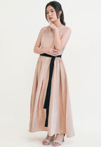 [MADE] Long Strap Dress Beige