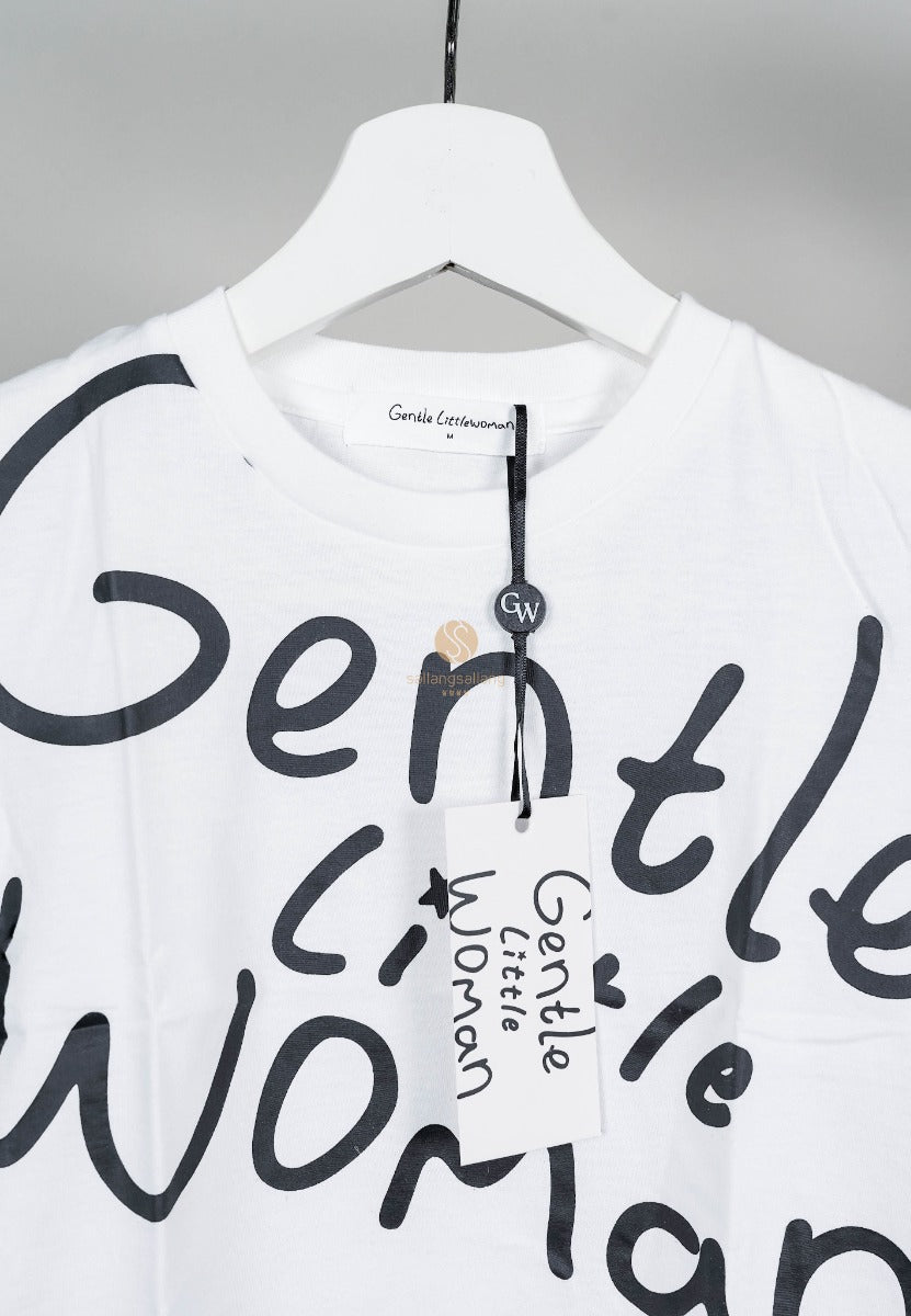 [DEFECT SALE 16] [Gentle Little Woman] T-SHIRT White-M