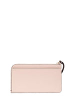 Lucy Medium L-Zip Wristlet Conch Pink