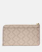 Lucy Spade Flower Wristlet Dark Beige Moon Dust