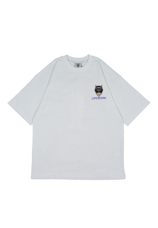 Back Printed T-Shirt White