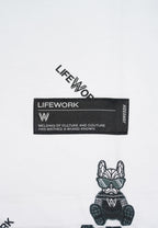 Monogram Glasses Radog Tee White