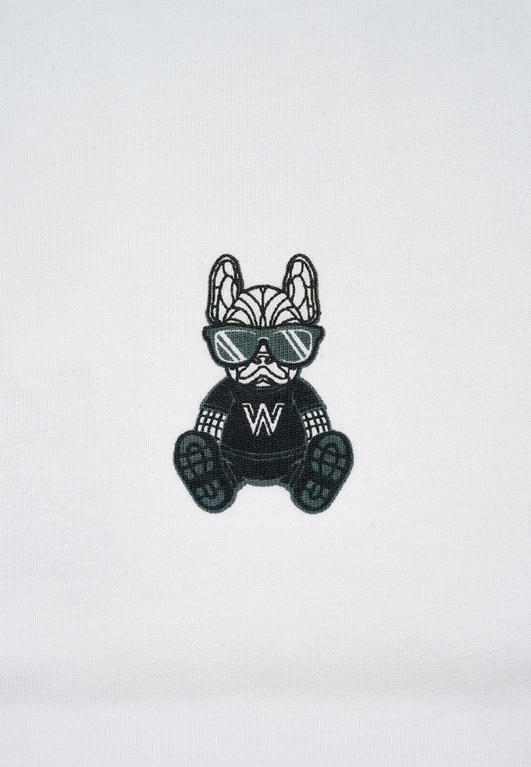 Monogram Glasses Radog Tee White