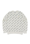 Signature Lettering Sweatshirt Ivory