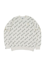 Signature Lettering Sweatshirt Ivory