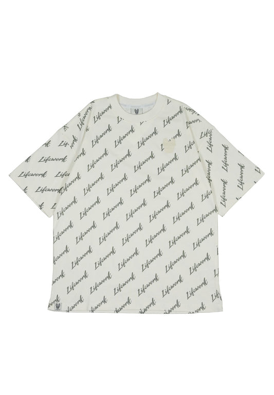 Signature Lettering T-Shirt Ivory