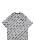 Signature Lettering T-Shirt Grey
