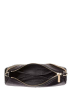 Madison Saffiano Leather Convertible Crossbody Black