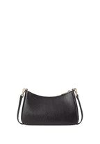 Madison Saffiano Leather Convertible Crossbody Black